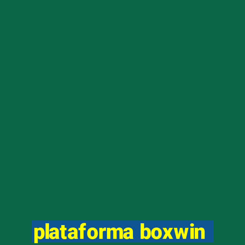 plataforma boxwin